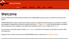 What Kevindustries.com website looked like in 2017 (8 years ago)