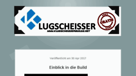 What Klugscheisserbuilds.net website looked like in 2017 (6 years ago)