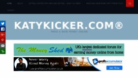 What Katykicker.com website looked like in 2017 (7 years ago)