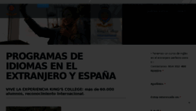 What Kingsinternational.es website looked like in 2017 (6 years ago)