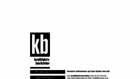 What Kraftfahrt-berichter.de website looked like in 2017 (8 years ago)