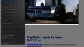 What Kapeu.de website looked like in 2017 (6 years ago)