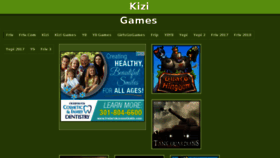 What Kizicomgames.org website looked like in 2017 (6 years ago)