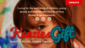 What Kenziesgift.com website looked like in 2017 (6 years ago)