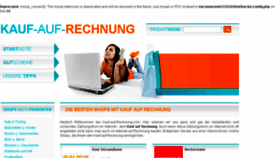 What Kauf-auf-rechnung.com website looked like in 2017 (6 years ago)