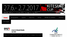 What Kitesurf-worldcup.com website looked like in 2017 (6 years ago)