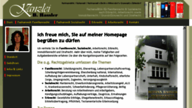 What Kanzlei-hassler.de website looked like in 2017 (6 years ago)