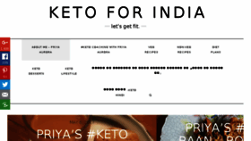 What Ketoforindia.com website looked like in 2017 (6 years ago)