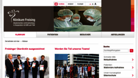 What Klinikum-freising.de website looked like in 2017 (6 years ago)