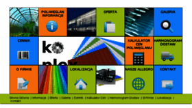 What Koplex.pl website looked like in 2017 (6 years ago)