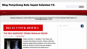 What Kelantanfa.com website looked like in 2017 (6 years ago)