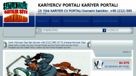 What Kariyercv.com website looked like in 2017 (6 years ago)
