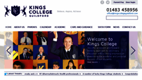 What Kingscollegeguildford.com website looked like in 2017 (6 years ago)