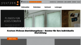 What Knutzen.de website looked like in 2017 (8 years ago)