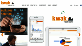 What Kwak-telecom.com website looked like in 2017 (6 years ago)