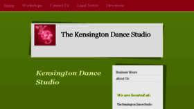 What Kensingtondancestudio.com website looked like in 2017 (6 years ago)