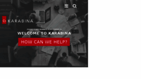 What Karabina.co.za website looked like in 2017 (6 years ago)