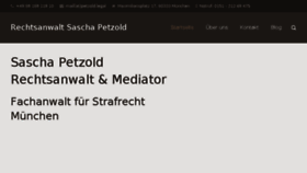 What Kanzlei-petzold.de website looked like in 2017 (6 years ago)