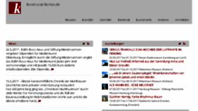 What Kunst-und-kultur.de website looked like in 2017 (6 years ago)