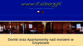 What Kolberg.pl website looked like in 2017 (6 years ago)