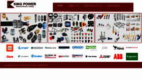 What Kingpowerelectrical.com website looked like in 2017 (8 years ago)