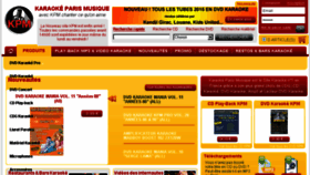 What Karaoke-kpm.fr website looked like in 2017 (6 years ago)