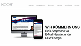 What Koob-pr.com website looked like in 2017 (6 years ago)