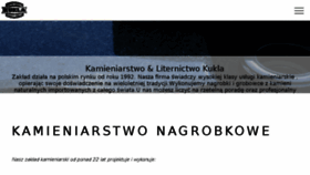 What Kuklakamieniarstwo.pl website looked like in 2017 (6 years ago)