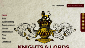 What Knightsandlords.ae website looked like in 2017 (7 years ago)