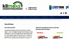 What Klimexs.com website looked like in 2017 (6 years ago)