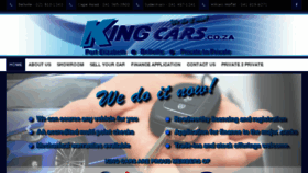 What Kingcars.co.za website looked like in 2017 (6 years ago)