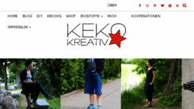 What Keko-kreativ.de website looked like in 2017 (6 years ago)