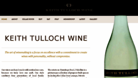 What Keithtullochwine.com.au website looked like in 2017 (6 years ago)