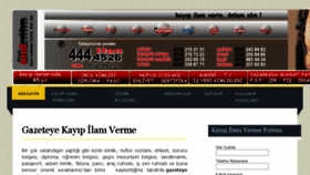 What Kayip-ilani.gen.tr website looked like in 2017 (6 years ago)