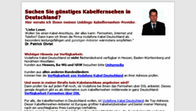 What Kabel-fernsehen.org website looked like in 2017 (6 years ago)