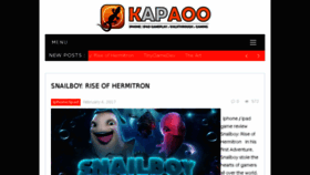What Kapaoo.com website looked like in 2017 (6 years ago)