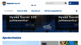 What Kajaani.fi website looked like in 2017 (6 years ago)
