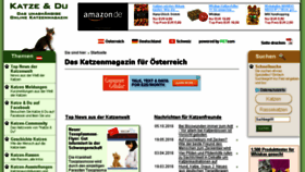 What Katze-und-du.at website looked like in 2017 (6 years ago)