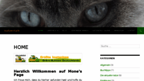 What Katzentalk.de website looked like in 2017 (6 years ago)