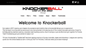 What Knockerballchicago.com website looked like in 2017 (6 years ago)
