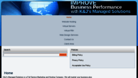 What Kjmanagedsolutions.com website looked like in 2017 (6 years ago)
