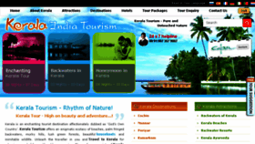 What Keralaindiatourism.net website looked like in 2017 (8 years ago)