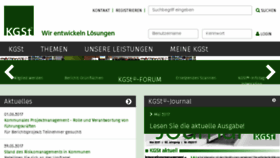 What Kgst.de website looked like in 2017 (7 years ago)