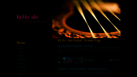 What Kihoalu.com website looked like in 2017 (6 years ago)