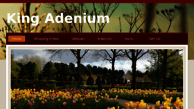 What Kingadenium.net website looked like in 2017 (6 years ago)