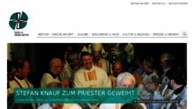 What Kirche-im-bistum-aachen.de website looked like in 2017 (6 years ago)