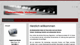 What Klavier-wiedemann.de website looked like in 2017 (6 years ago)