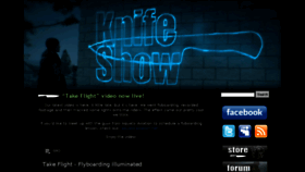What Knifeshowinc.com website looked like in 2017 (6 years ago)