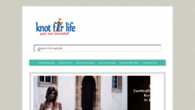 What Knotforlife.com website looked like in 2017 (6 years ago)
