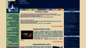 What Kocky-online.cz website looked like in 2017 (6 years ago)